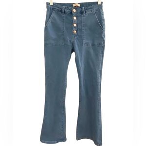 Mele E Pere Jeans Women's High-rise Flare Blue Size 13